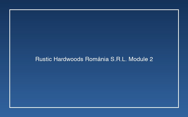 Modul Tehnologic 2